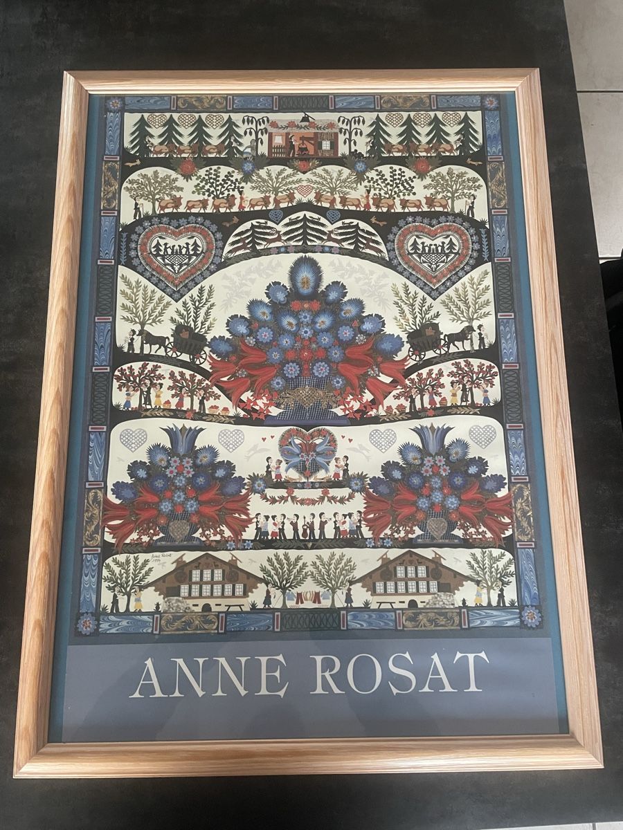 Foto & Immagini: Affiche Ancienne Anne Rosat Découpage Ciseaux – Usato da Vallamand venduto da Bricbracbroc82 1