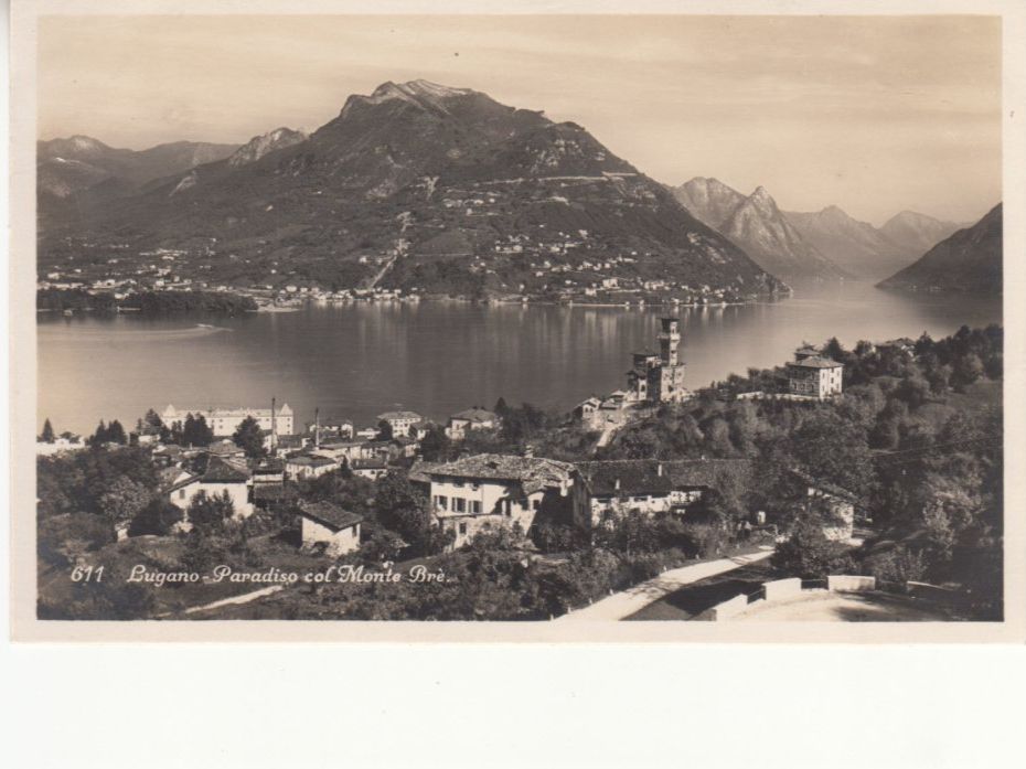 Cartoline postali: Lugano Paradiso 1927 – Usato da Bürglen TG venduto da StampGraf