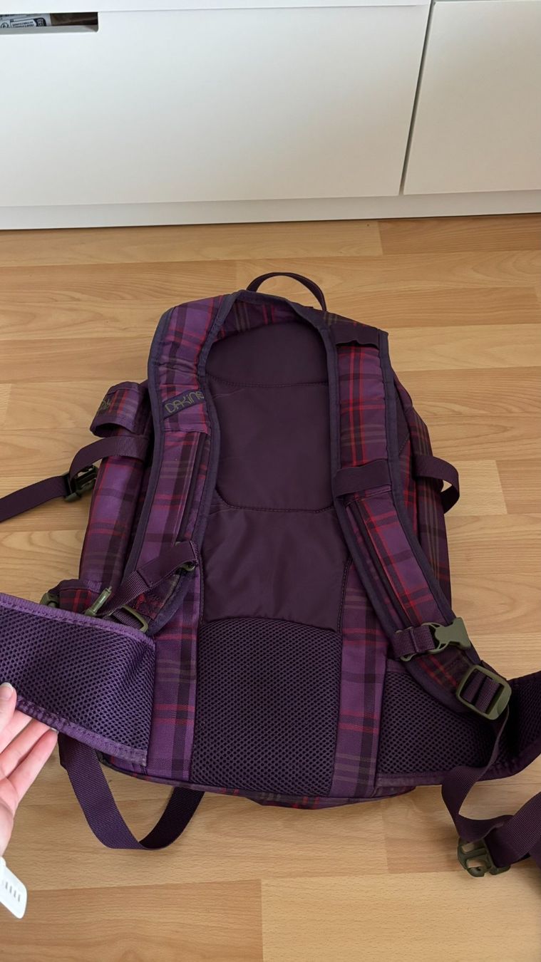 Dakine Zaini: Dakine Rucksack lila kariert – Usato da Biel/Bienne venduto da jac_pw5y 2