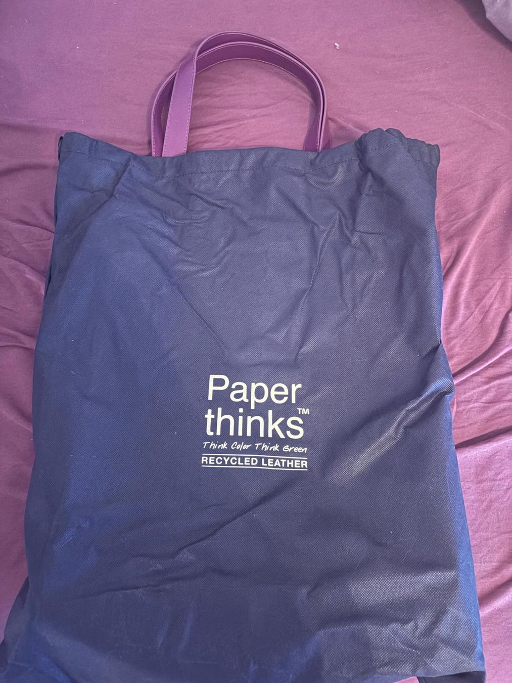 Taschen: Borsa Paper Thinks viola, Nuova, mai usata!! – Neu (gemäss Beschreibung) aus Arogno von alan_service 1
