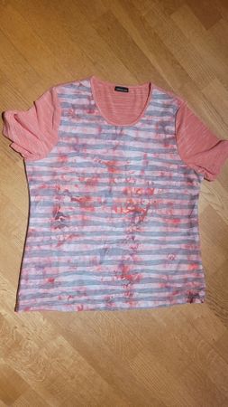 Damen T-Shirt Barbara Lebek Grösse 44 gestreift, neu