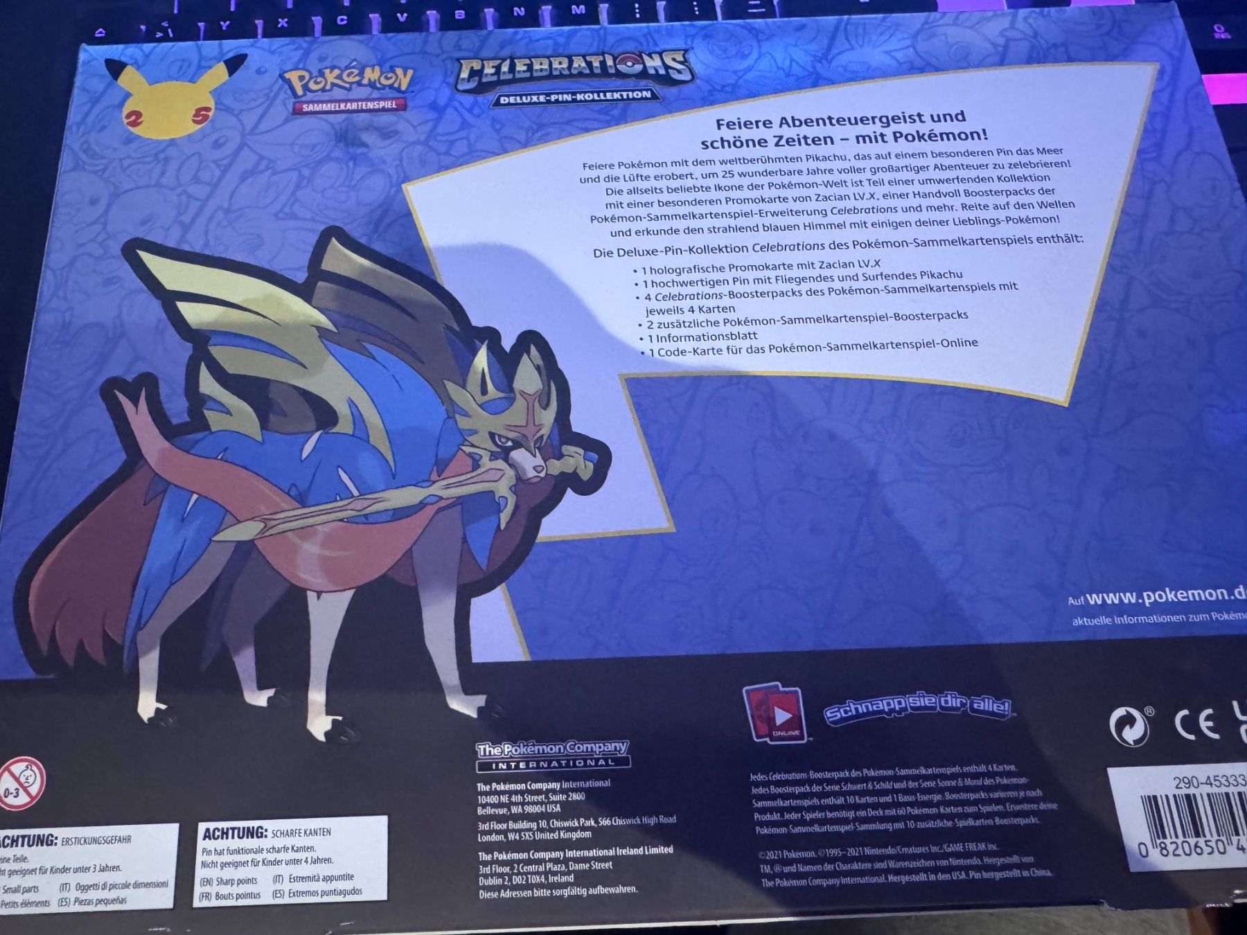 Pokémon Carte collezionabili: Celebrations Deluxe Pin Kollektion – Usato da Rothenburg venduto da sven970 2
