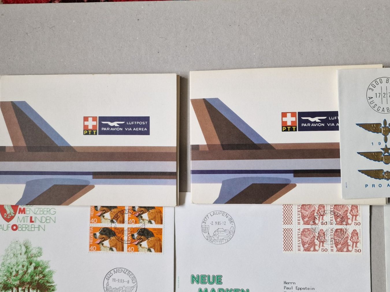 Tutti i francobolli: Kleineres Lot mit Flugpost u.a. – Usato da Winterthur venduto da labi012 2