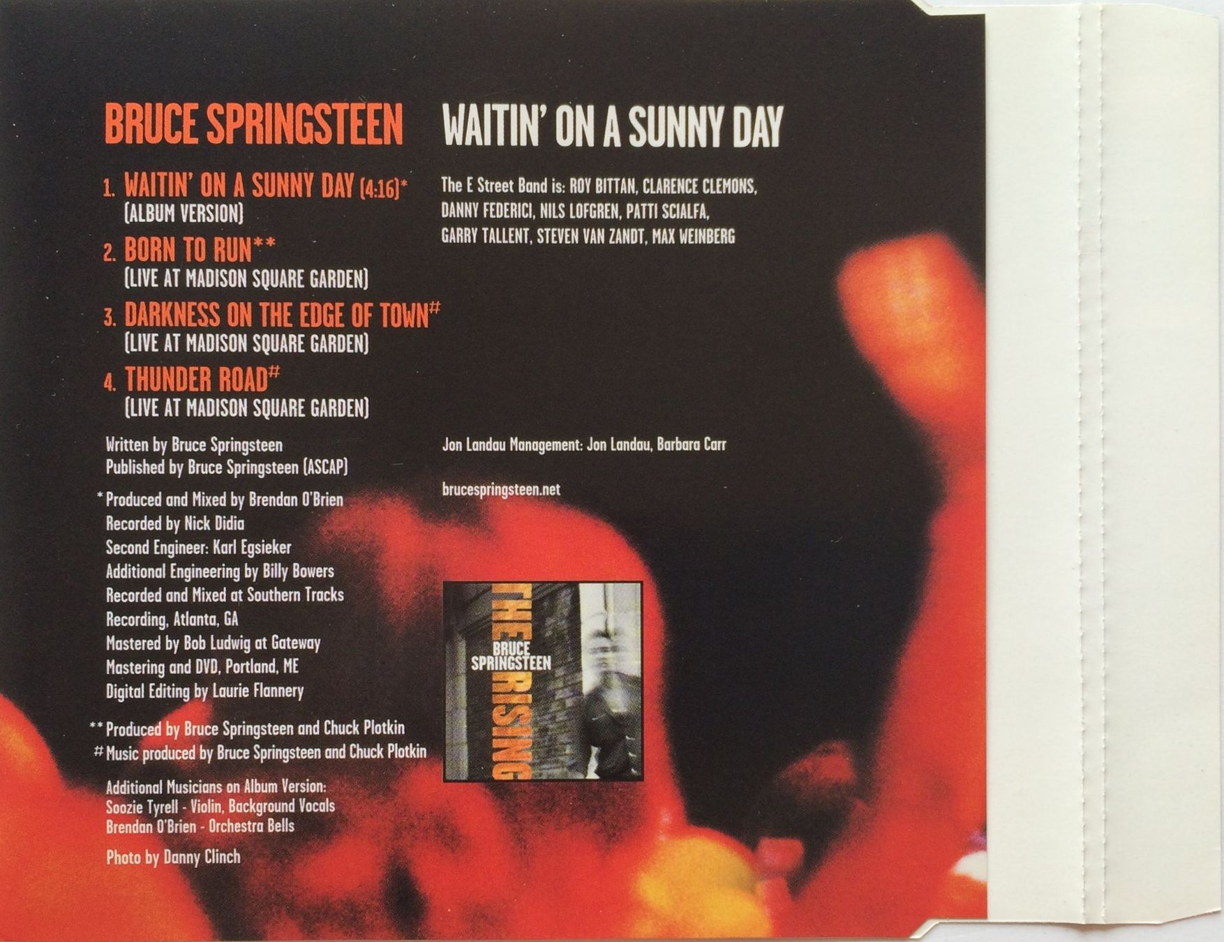 CD: BRUCE SPRINGSTEEN - WAITIN' ON A SUNNY DAY – Usato da Bottens venduto da hotter-than-hell 1