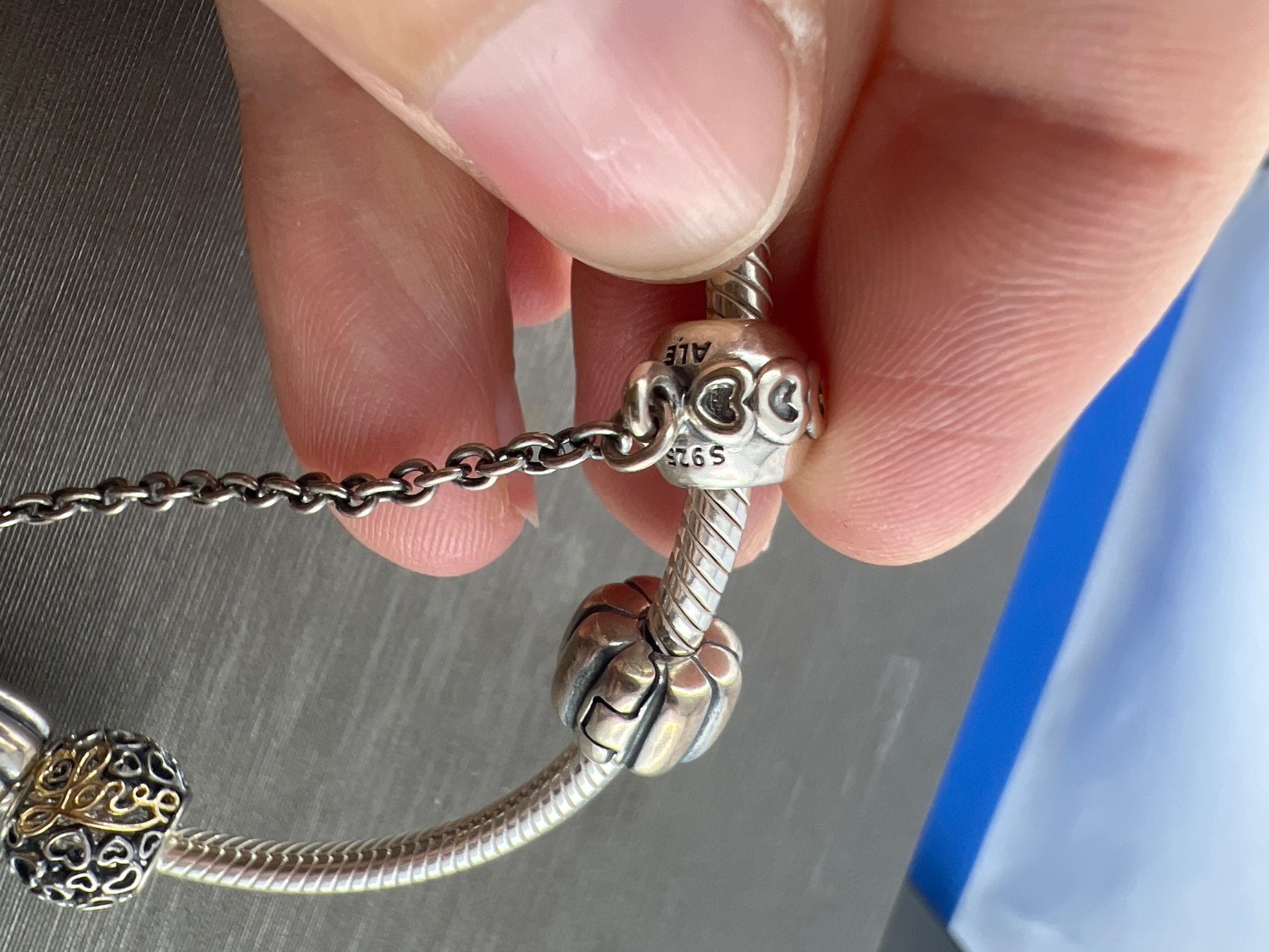 Pandora Bracelets: Pandora Armkette 925 Silber – D'occasion à Niederuzwil par leo_8857 2