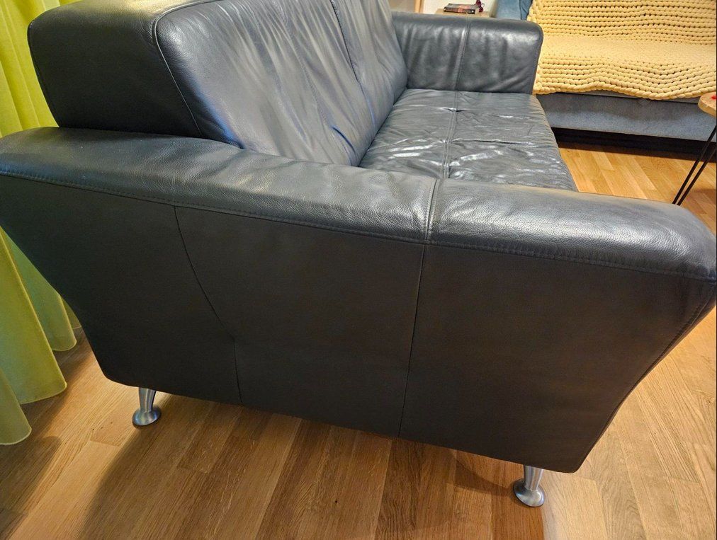 Pfister Divani: Ledersofa, schwarz, Pfister – Usato da Basel venduto da vas_rgr8 1