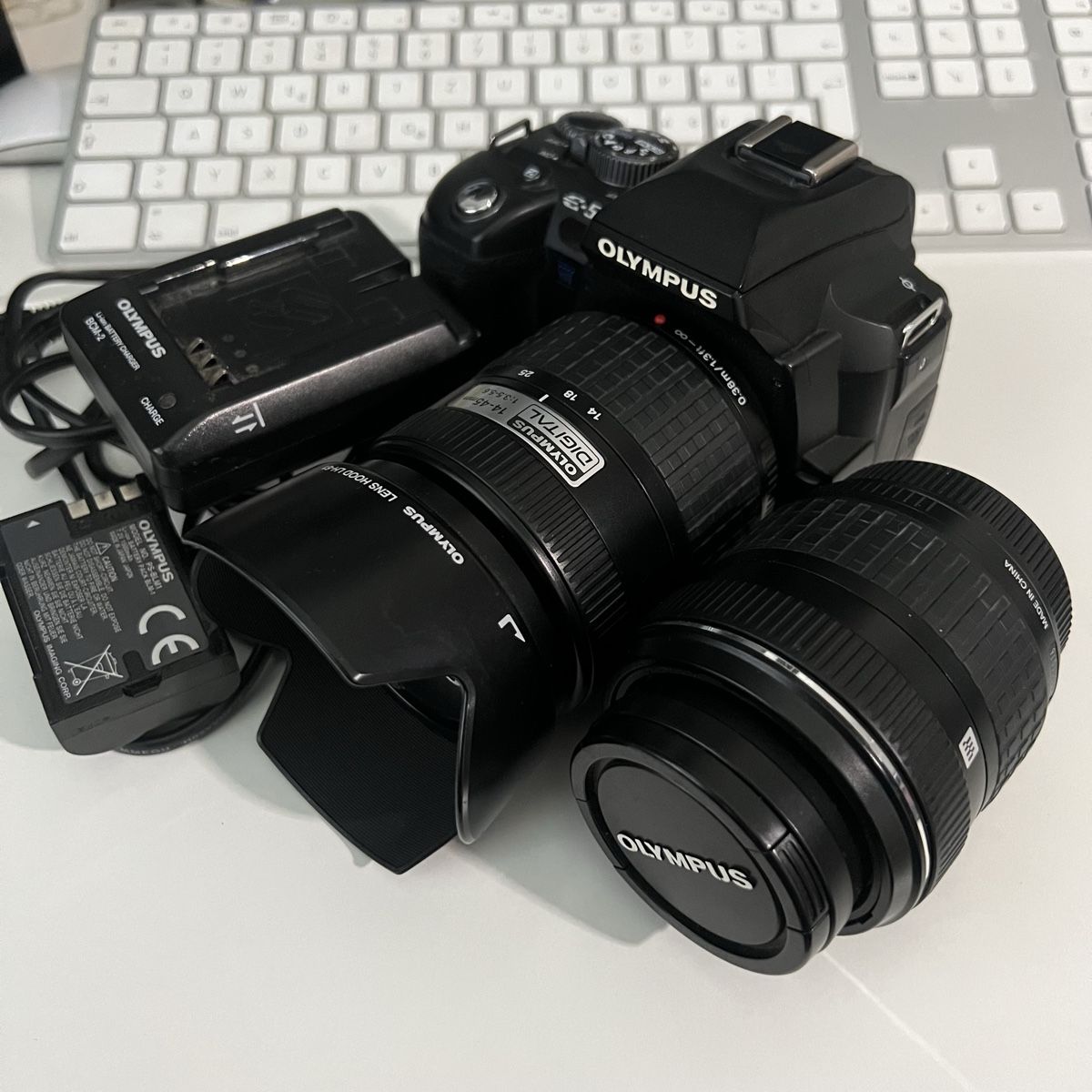 Olympus Fotocamera: Olympus E-500 Spiegelreflexkamera mit 2 objektiven – Usato da Unterkulm venduto da Sita013