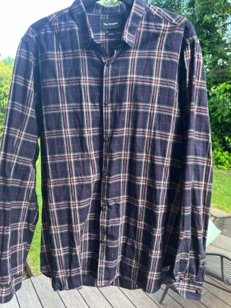 The Kooples Hemd mit TOTENKOPF Knöpfen XL 100 % Baumwolle