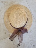Strohhut Globus Accessories, mit Band, super Zustand