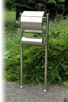 Edelstahl-Standbriefkasten RICO
