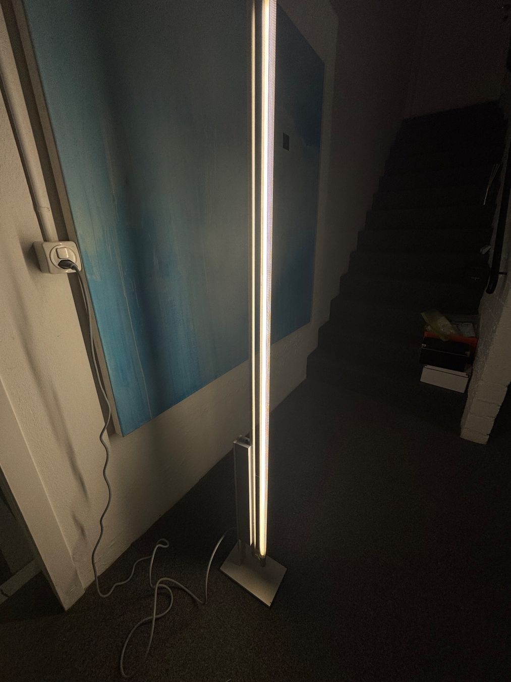 Lampen: Stehlampe grau – Gebraucht aus Basel von VIO100 1