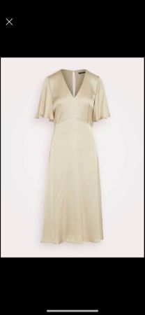 Robe soirée dorée longue