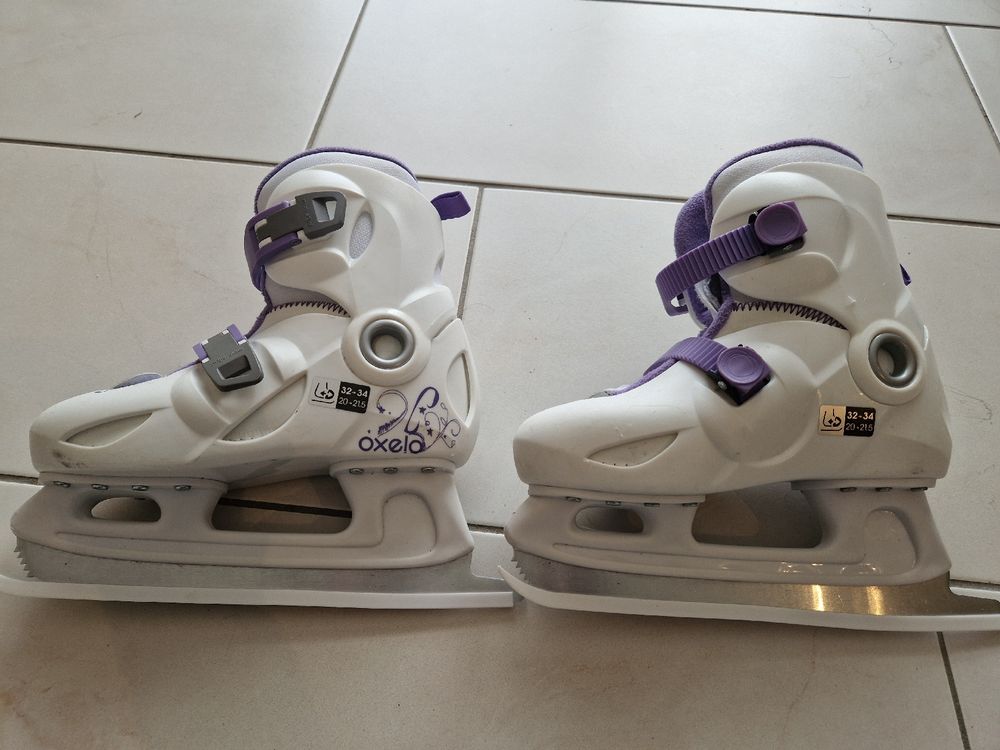 1 Paire De Protections De Patins à Glace – Longueur 34,5 Cm, Réglables Avec 18 Boucles – Compatibles Hockey Et Artistique (pas Vitesse) – Protègent Les Lames, Légères Et Portables