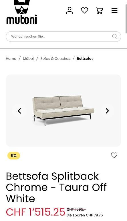 Sofas: Sofa / Bettsofa – D'occasion à Birsfelden par Anjj 3