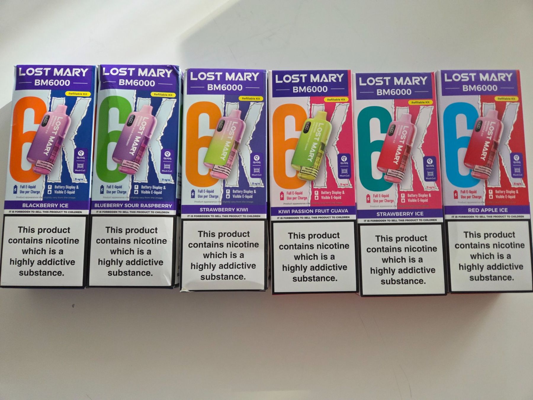 Sonstige Tabakwaren: Lost Mary BM6000 E-Zigarette, ungeöffnet – Neu und originalverpackt aus Winterthur von cri_d2wf