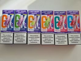 Lost Mary BM6000 E-Zigarette, ungeöffnet