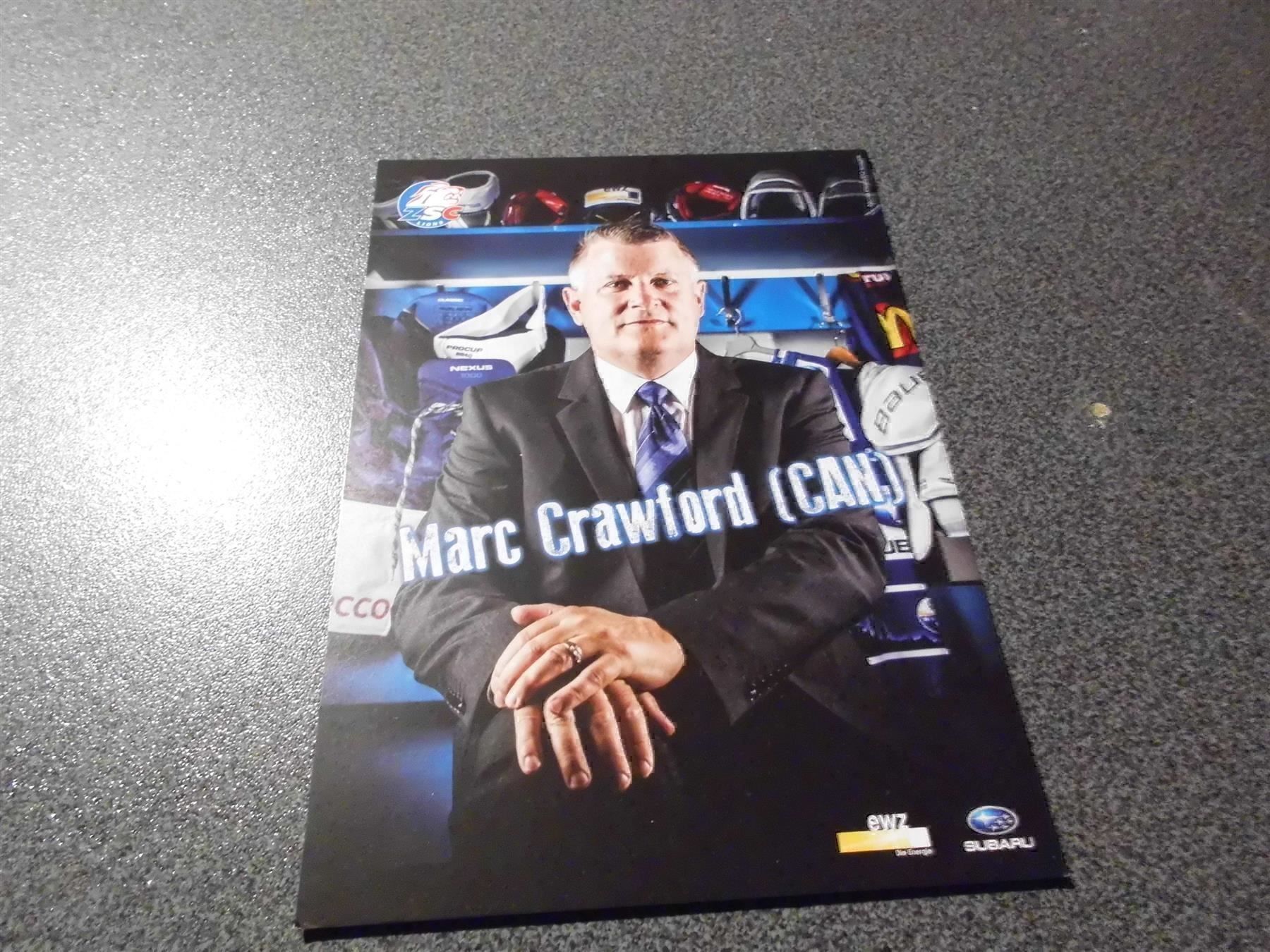 Autographes: ZSC-Autogrammkarte M. Crawford – D'occasion à Zürich par Motzkuh