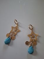 Boucles d'oreilles turquoise étoile 