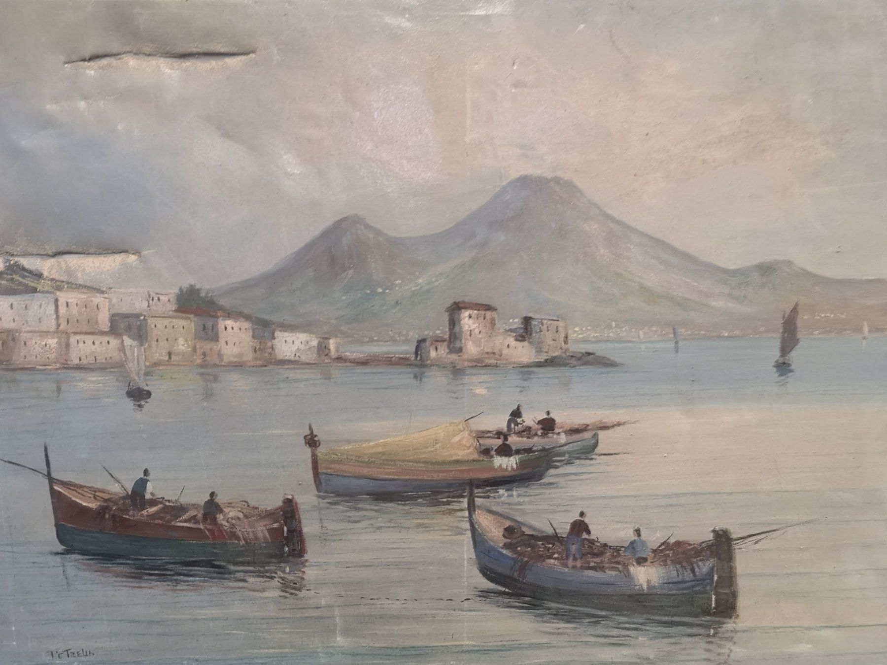 Gemälde: GRANDE HUILE SUR TOILE SIGNÉE – Defekt aus Genève von Qanil77 5