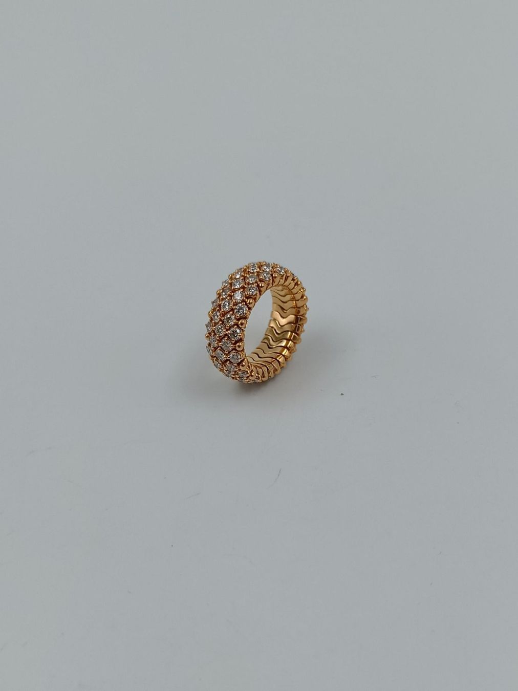 Anelli: FULL PAVÉ DIAMANT RING IN 750 ROTGOLD – Usato da Luzern venduto da EdiGem 5