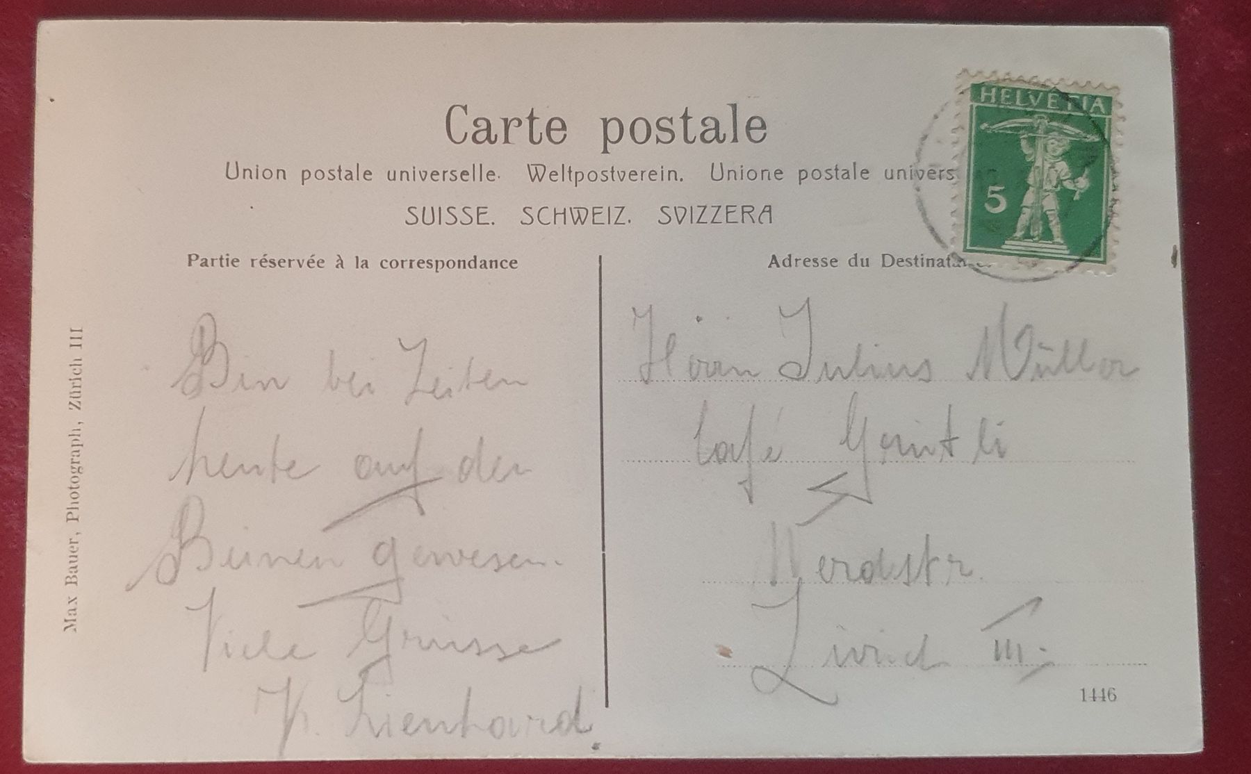 Cartoline postali: Gruss aus Uitikon - Restaurant Nägeli – Usato da Kreuzlingen venduto da Rschweiz1 1