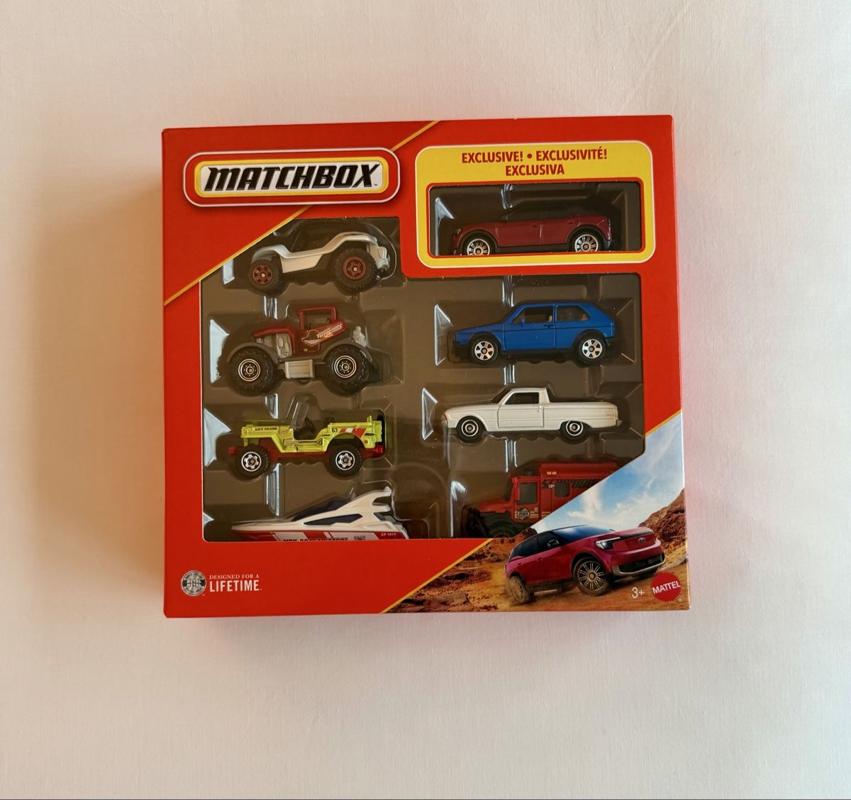 Matchbox Modellautos: Matchbox 8er Set mit einem exklusivem Model – Neu und originalverpackt aus Oberembrach von theZaz