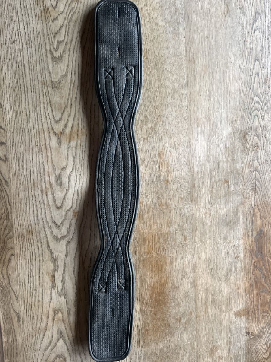 Sattel & Sattelzubehör: Schwarzer Dressursattelgurt, Grösse 80cm, Showmaster – Gebraucht aus Oberembrach von kel_jj57 1