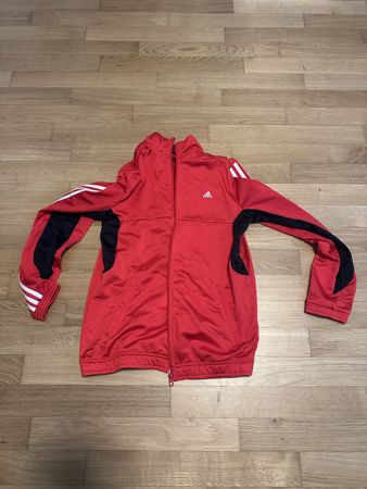 Adidas Trainingsjacke, Rot/Schwarz, Gr. XL (3)