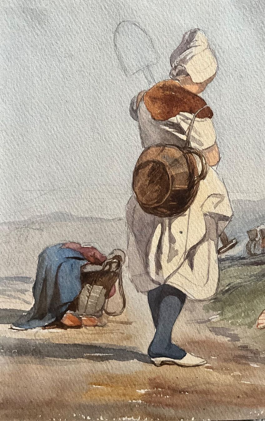 Dipinti: KÜNSTLER  ? AQUARELL – Usato da Gersau venduto da grafik-kunst 8