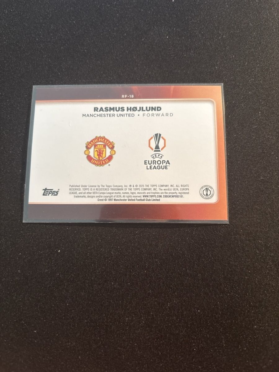 Topps Carte collezionabili: Rasmus Höjlund - Trophy Chasers - Manchester United - Topps – Usato da Kaiseraugst venduto da Baum_12 1