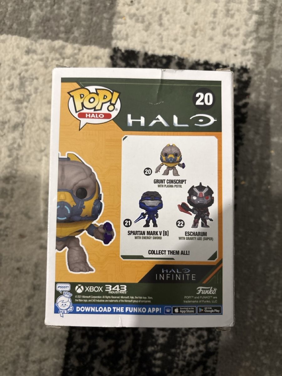 Statuette: Funko POP! Halo - Grunt Conscript #20 - Neuwertig! – Nuovo e nell'imballaggio originale da Emmenbrücke venduto da Dr.Stone 1