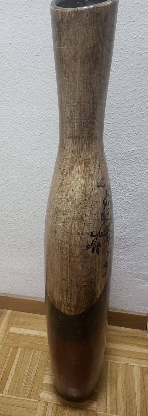 Vasi & Recipienti: Grosse Bodenvase, braun mit Muster – Usato da Basel venduto da sci_67ms 2