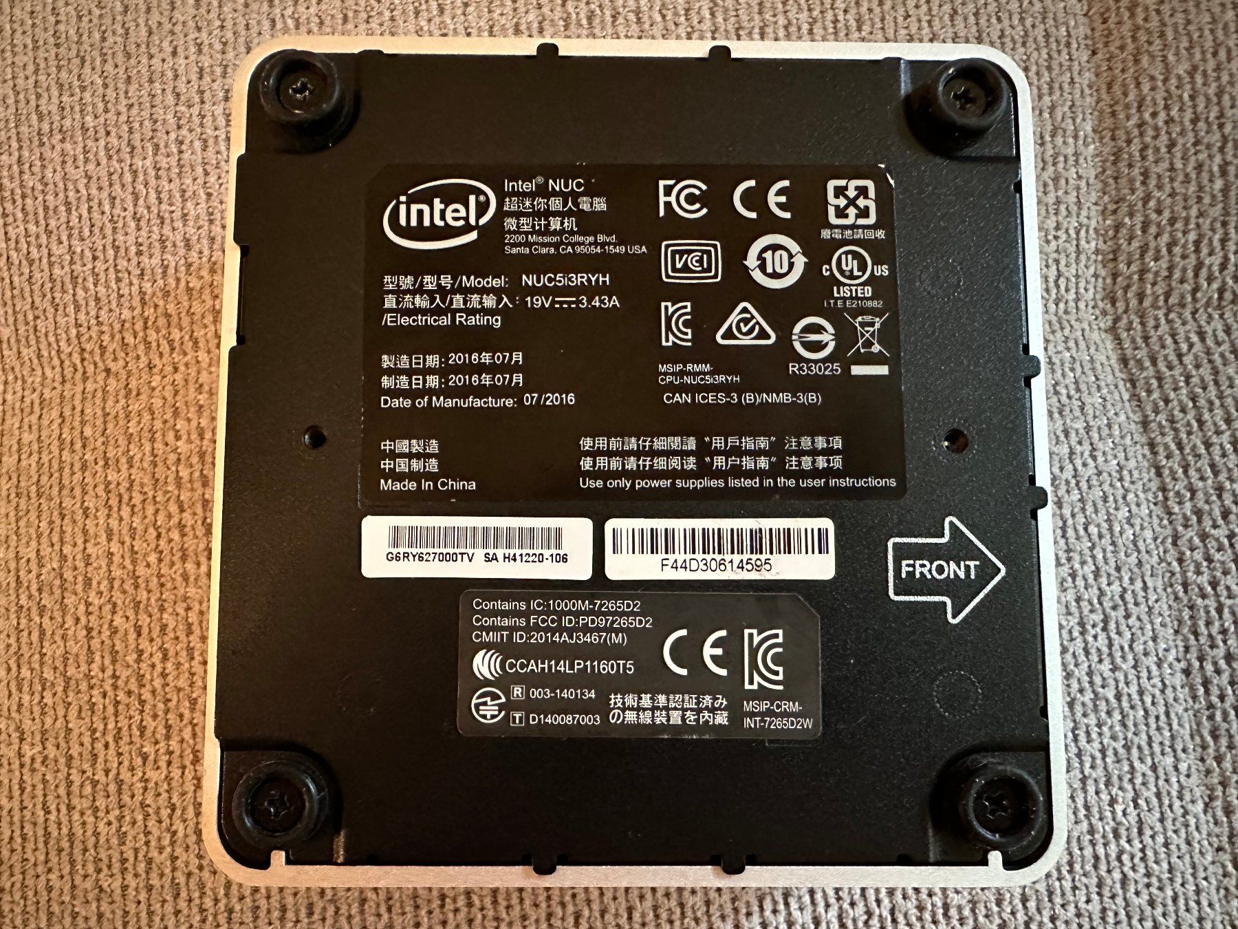 PC: Mini PC - Intel NUC5i3RYH – Usato da Genève venduto da AlexB64 2
