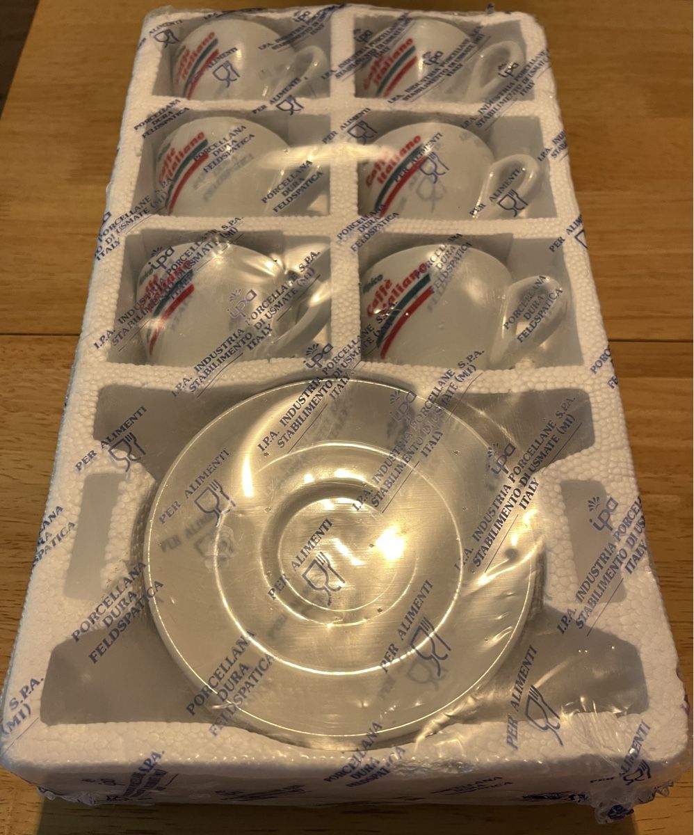 Set di piatti: TIPICO - Espresso  "6er Set" – Nuovo e nell'imballaggio originale da Lengnau AG venduto da kurtis7