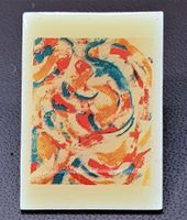 Q908 - Kunst Pin Bild Wolf Bottinelli / Tiger 85