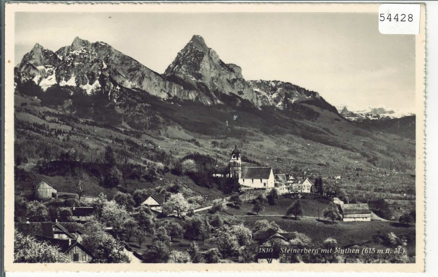 Cartoline postali: Steinerberg mit Mythen – Usato da Ettingen venduto da Kartenplanet