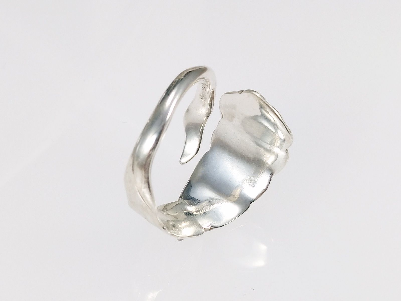 Anelli: Offener Silberring im Jugendstil mit Calla Lilien – Nuovo e nell'imballaggio originale da Meilen venduto da Byrd-bijoux 5