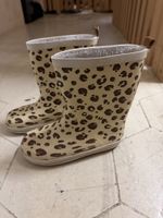 Bottes de pluie fourrées léopard 30