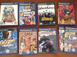 jeux PS 2 lot de 8 jeux sport