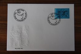 Schweiz 1992 - FDC - Pro Sport