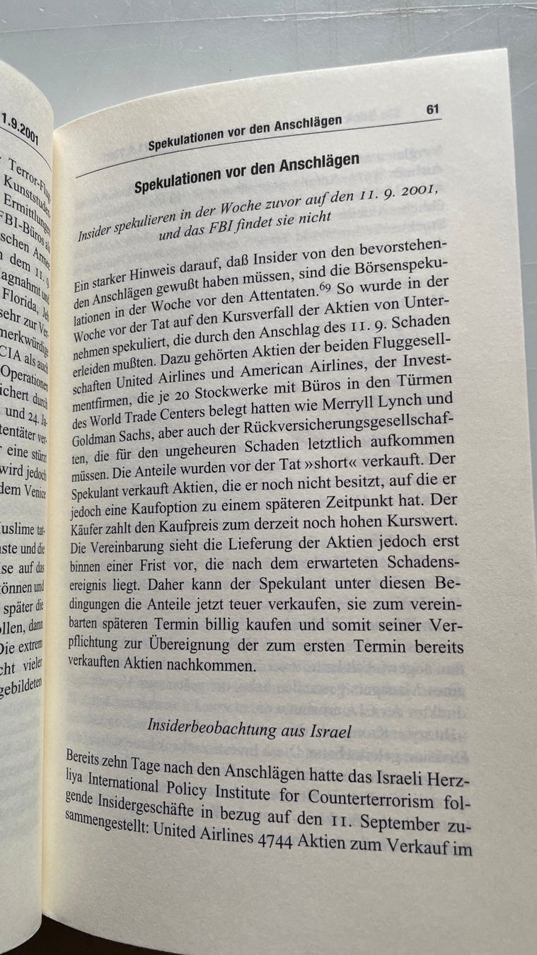 Libri: Die CIA und der 11. September - Andreas von Bülow – Usato da Glattfelden venduto da cybermaxx 5