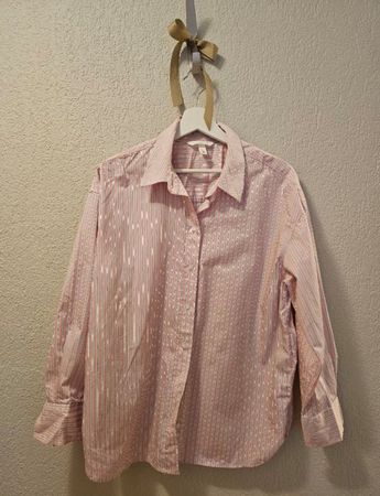 H&M Bluse, gestreift, Gr. M, 100% Baumwolle