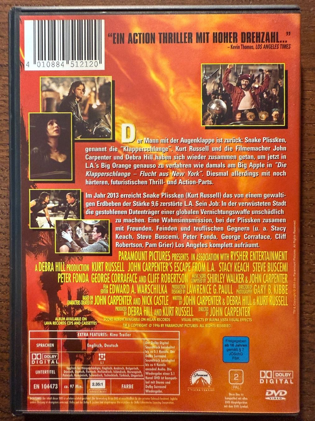 Alle DVDs: Flucht aus L.A. – Gebraucht aus Zürich von FilmFreunde 1