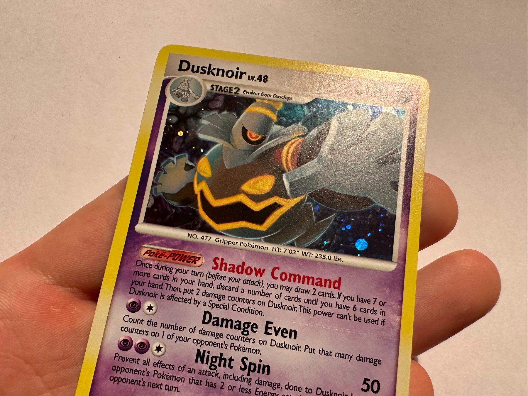 Pokémon Cartes à collectionner: Dusknoir holo D&P Stormfront EN – D'occasion à Hagendorn par Pokecollectorch 3