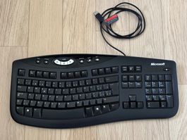 Microsoft Comfort Curve Tastatur 2000 Tastatur Schwarz