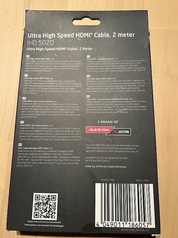 Kabel: HDMI Kabel neu – Gebraucht aus Binningen von Anitam 1