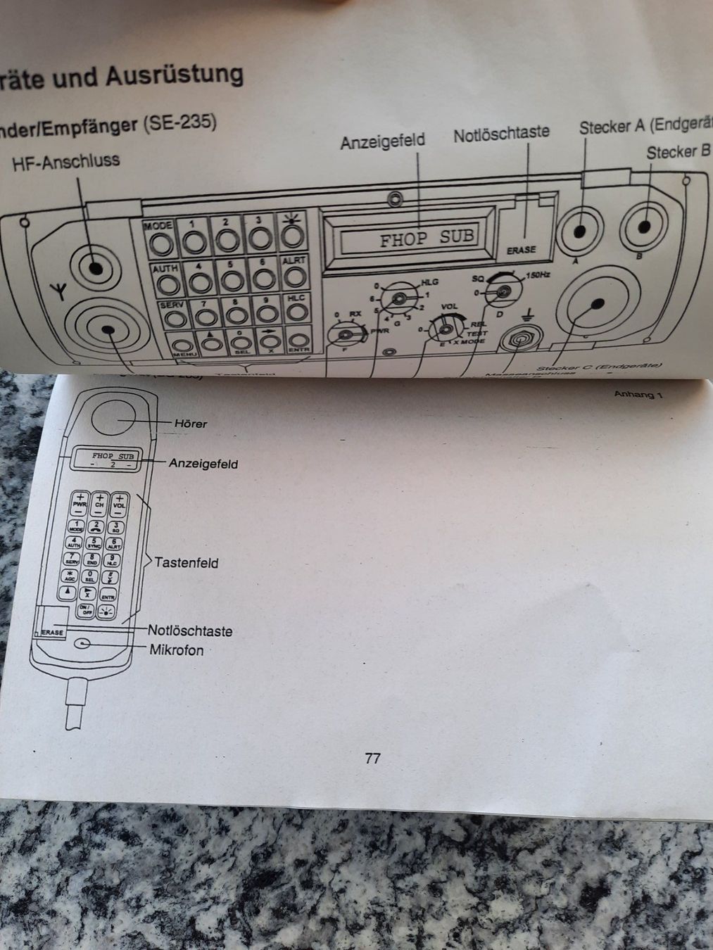 Bücher: Funksystem SE-235 - Checkliste – Gebraucht aus Ruswil von Sammlergeist 2