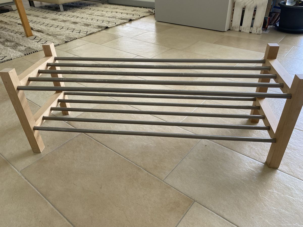 Allestimento di negozi e stand fieristici: Ikea Tjusig Schuhregal – Usato da Grasswil venduto da pp7830 1
