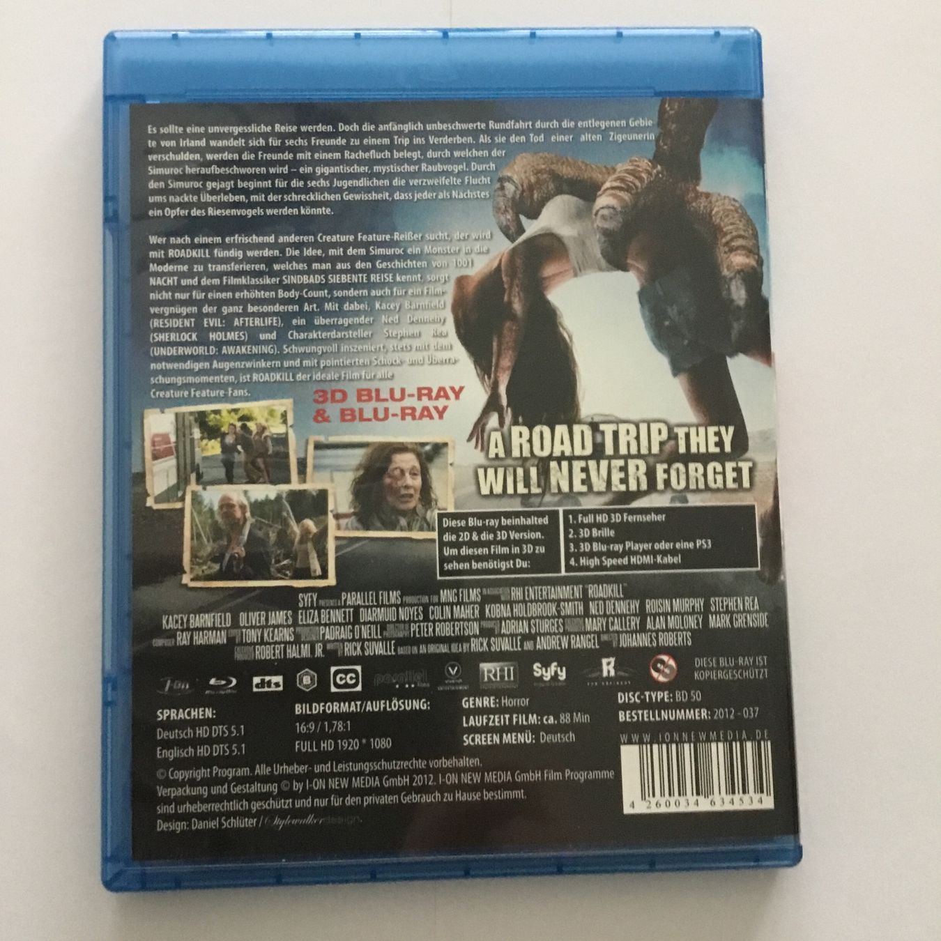Tutti i DVDs: Roadkill Blu Ray 3D + 2.D – Nuovo (secondo la descrizione) da Blauen venduto da sternchen66 1