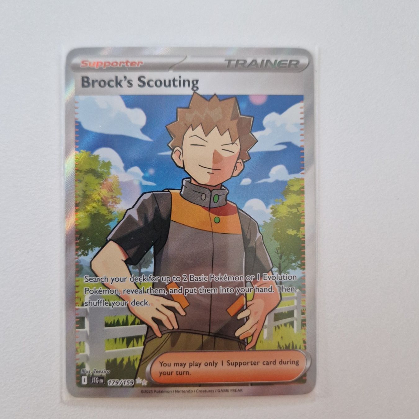 Pokémon Carte collezionabili: Brock's Scouting Full art 179/159 EN – Nuovo (secondo la descrizione) da Brugg AG venduto da Sasch09